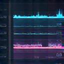 Illustrasjon av en tidslinje i et redigeringsprogram.